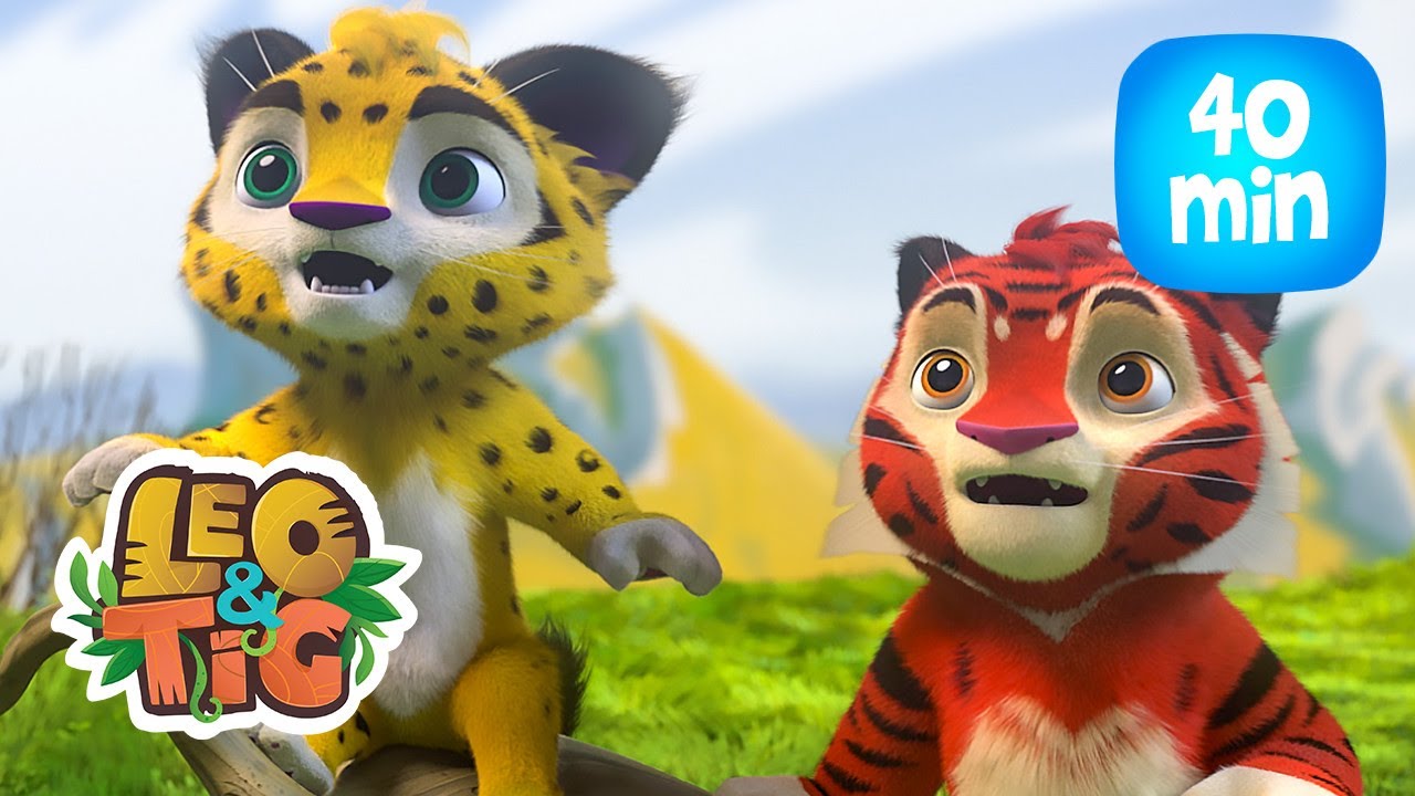 Leo & Tig - El rio plateado y más aventuras de nuestros amigos favoritos | Caricatura animada 🐯🦁