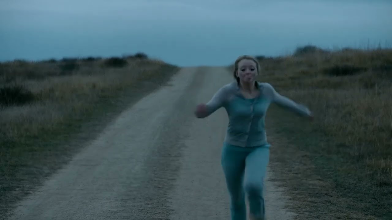 who is she running from ?  