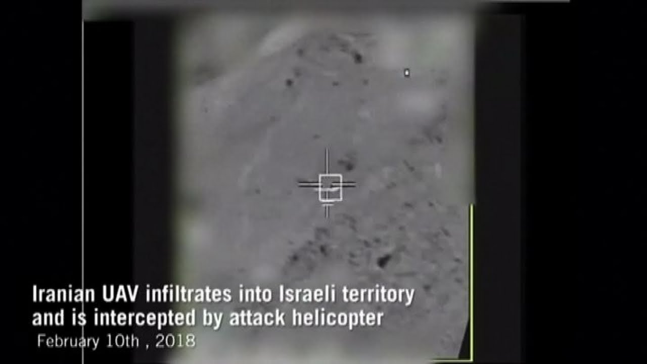 M.O., Israele mostra video dell'abbattimento del drone straniero