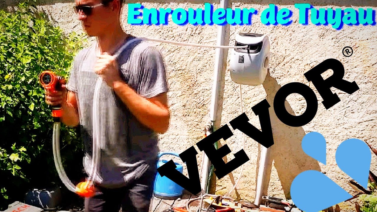 •J'installe & Test un Enrouleur de Tuyau d'arrosage VEVOR 35 mètres !