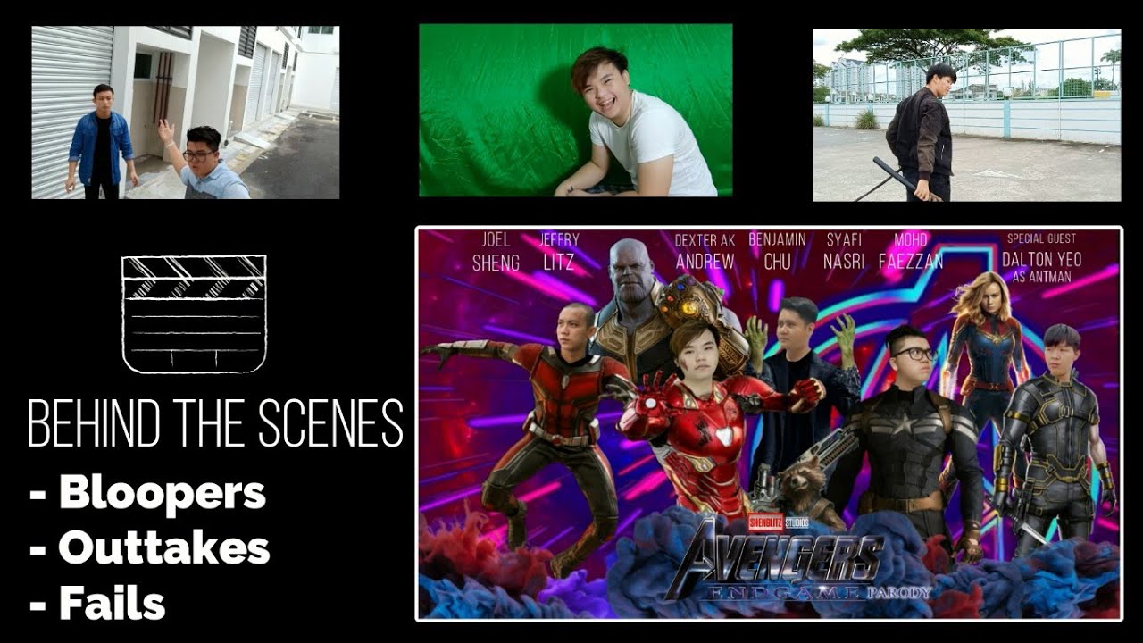 ShenglitZ | BTS AVENGERS: ENDGAME Trailer Parody (Bloopers, Outtakes, and Fails)