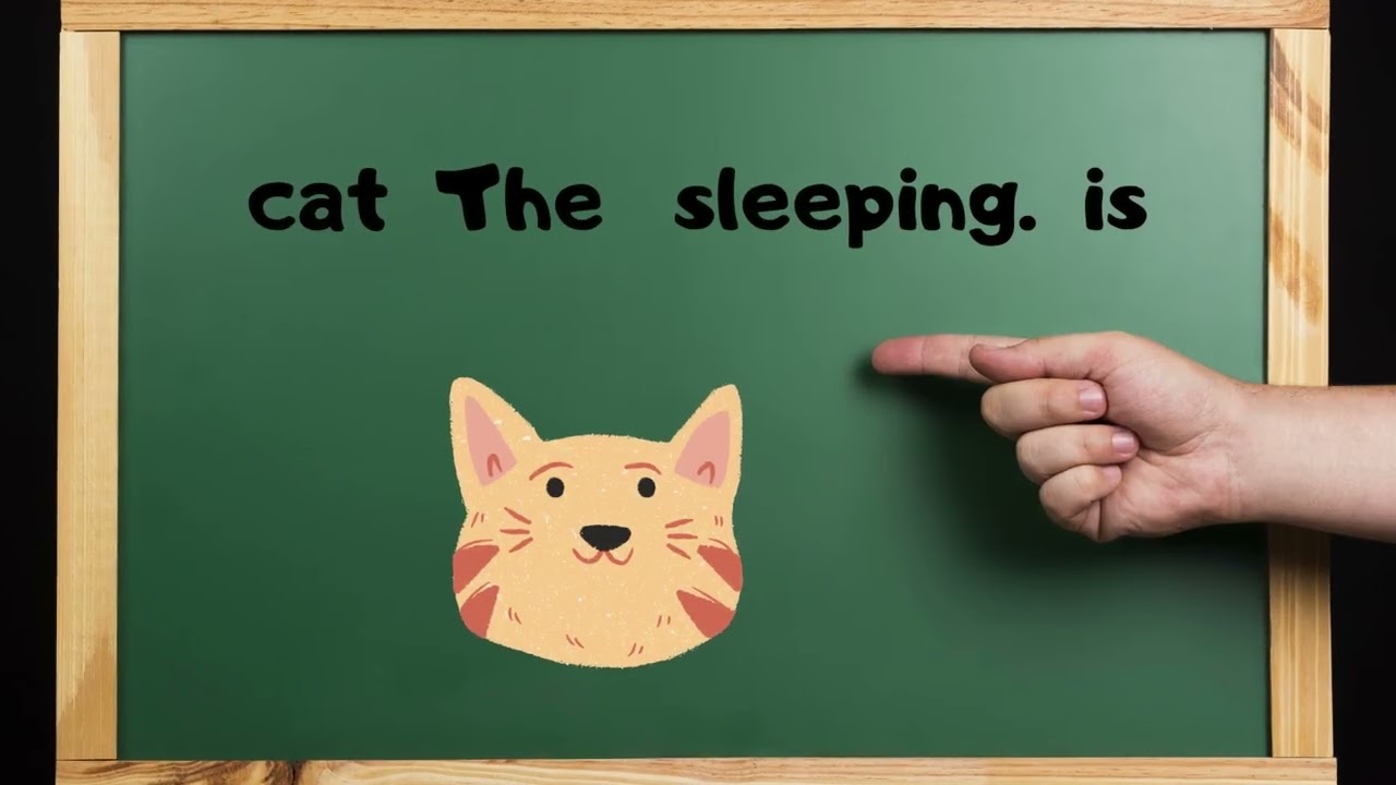 Sentence Arrangement for Grade 1 | Rearrange the words to make sentences | Activity for Kids Part 1