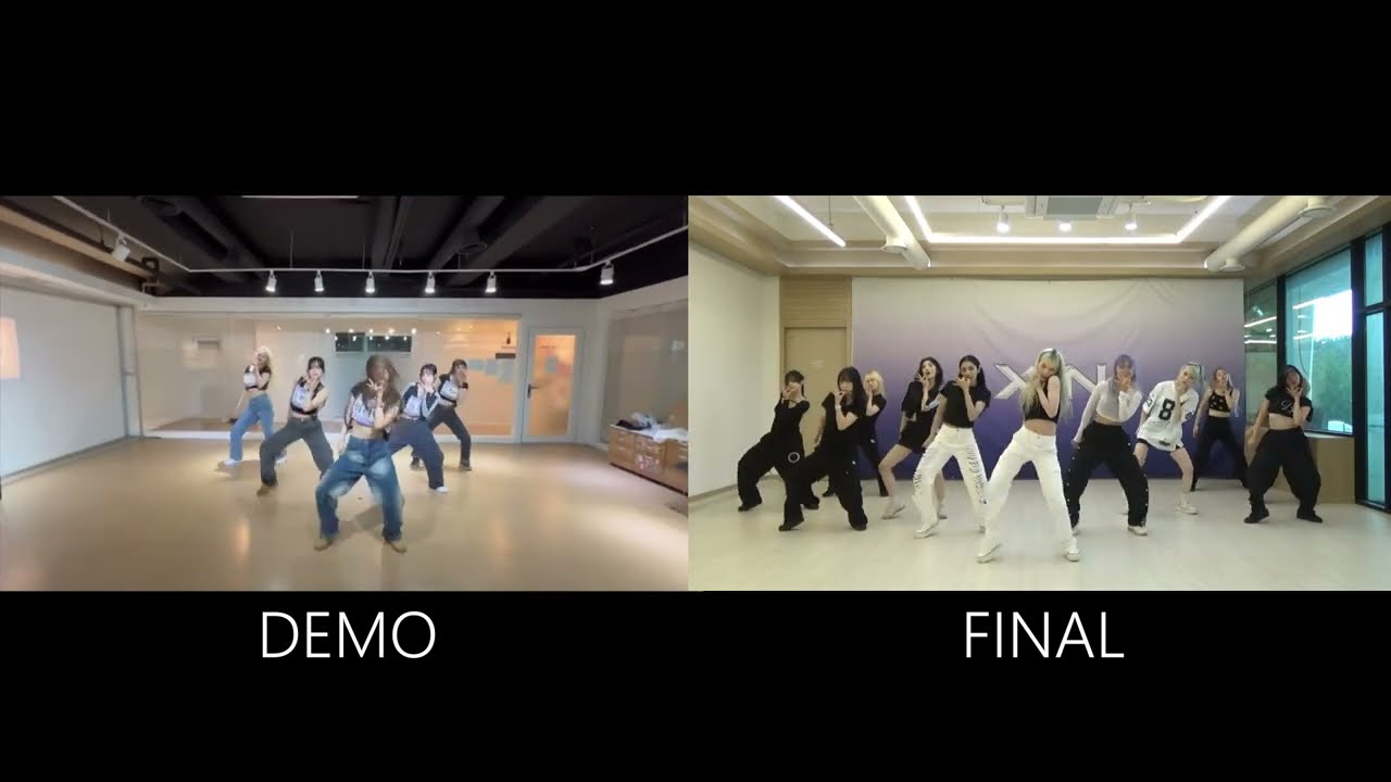 X:IN 엑신 - SYNCHRONIZE Choreography | DEMO VS FINAL
