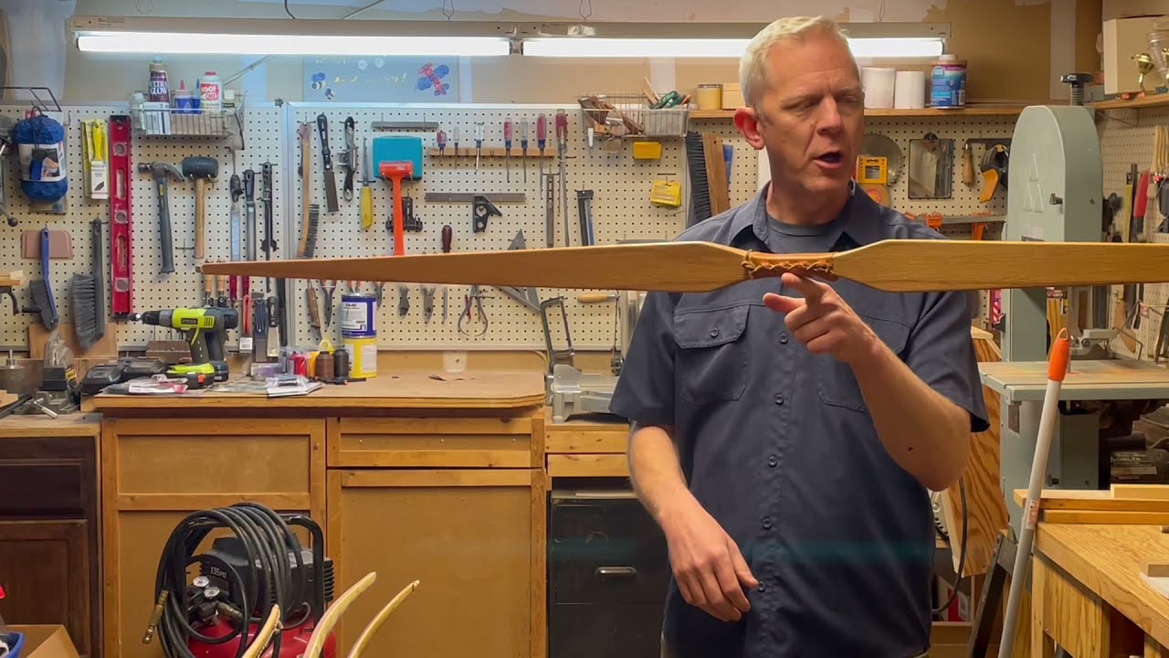 Grip layout on traditional bows