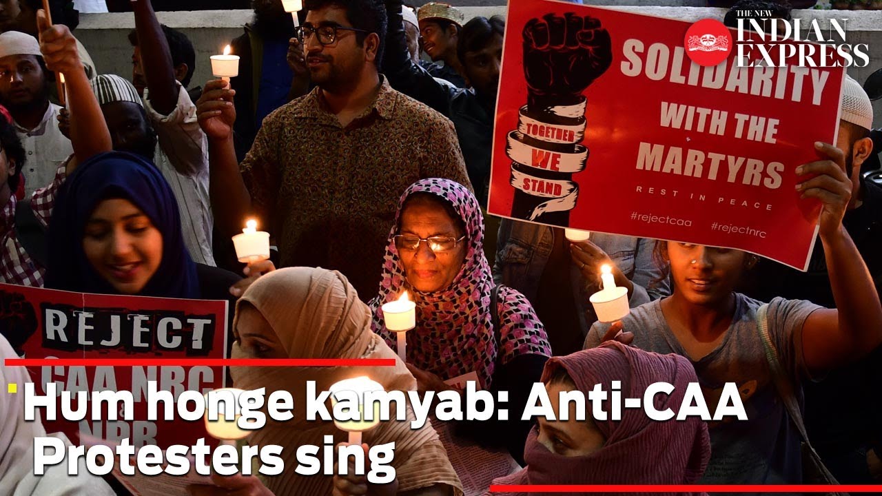 Hum honge kamyab ek din: Anti-CAA Protesters sing in Bangalore