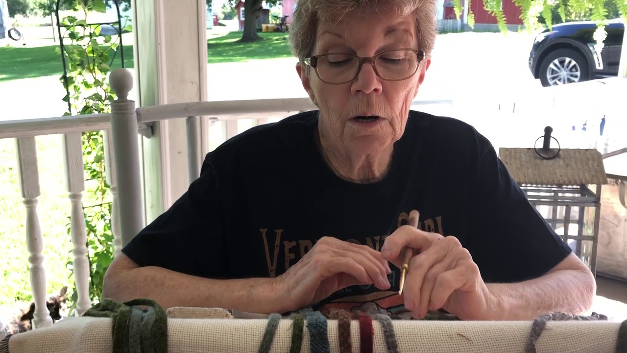 Using different types of wool in your rug hooking