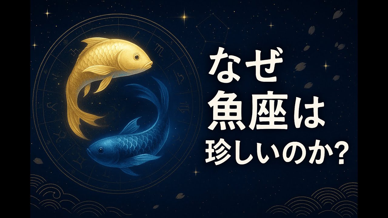 なぜ魚座は珍しいのか？5つの驚きの理由