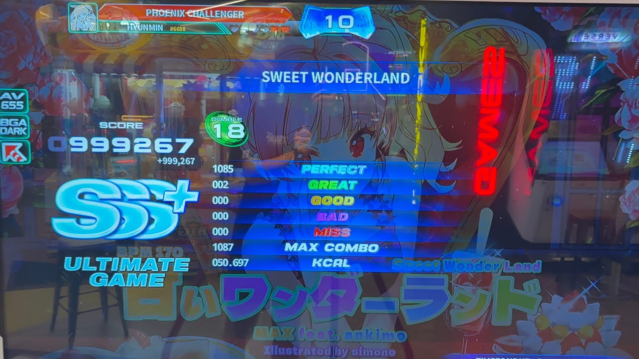 [PIU PHOENIX] SWEET WONDERLAND D18 SSS+