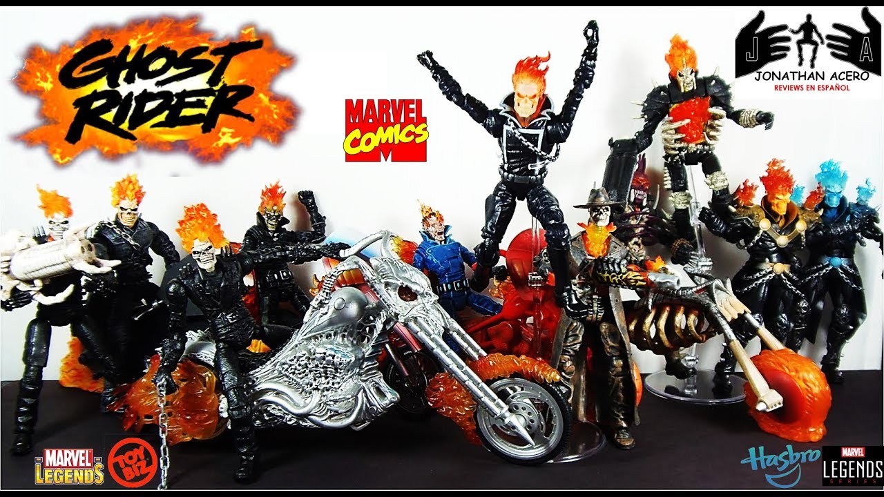 Ghost Rider colección II Marvel Legends Toy Review Jonathan Acero Revisiones en Español