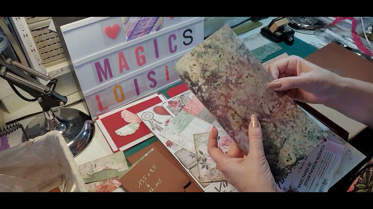 TUTO ALBUM VINTAGE LOVE - COLIS ET COUVERTURES