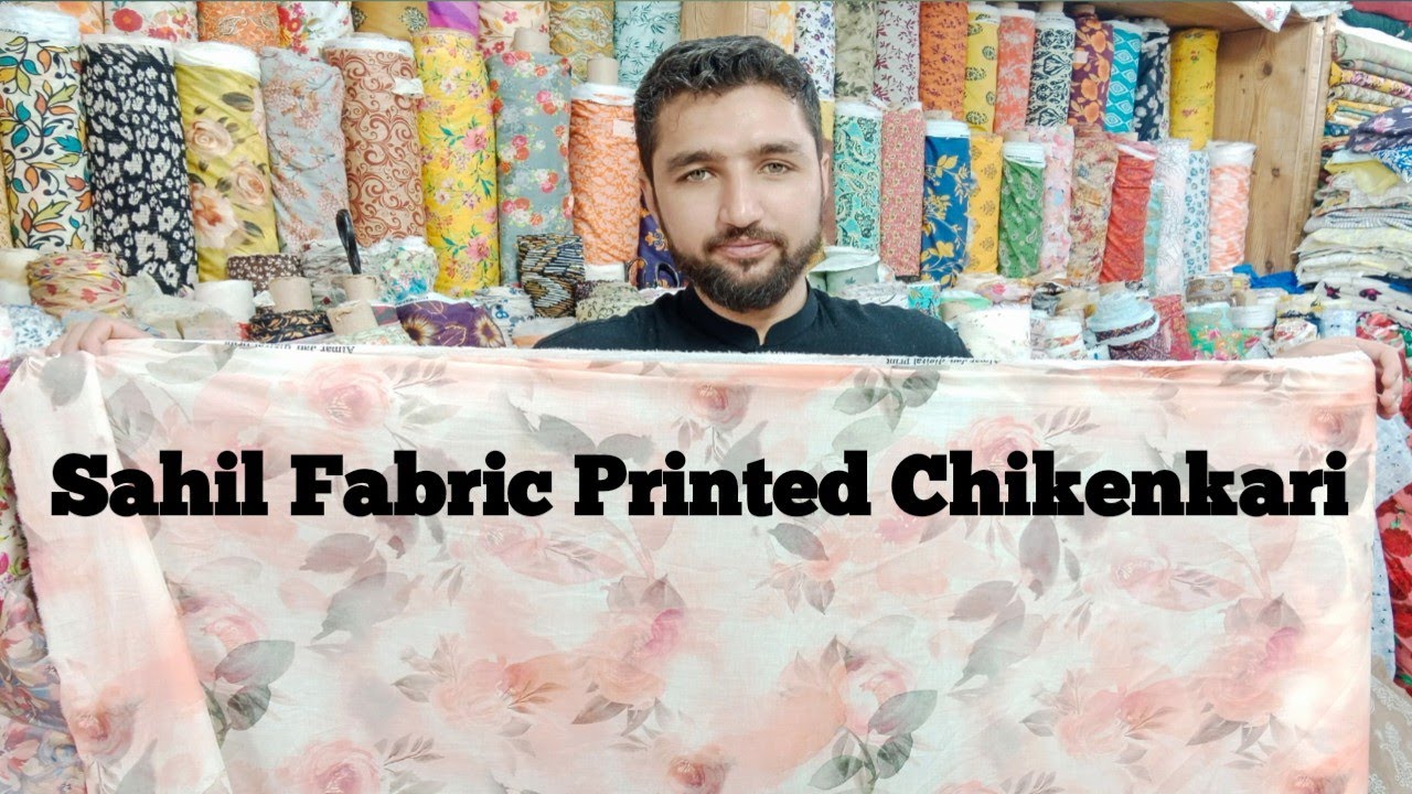 Rabi Center Sahil Fabrics Printed Chikenkari,Coloured Chikenkari & Paper Lawn Chikenkari Collection