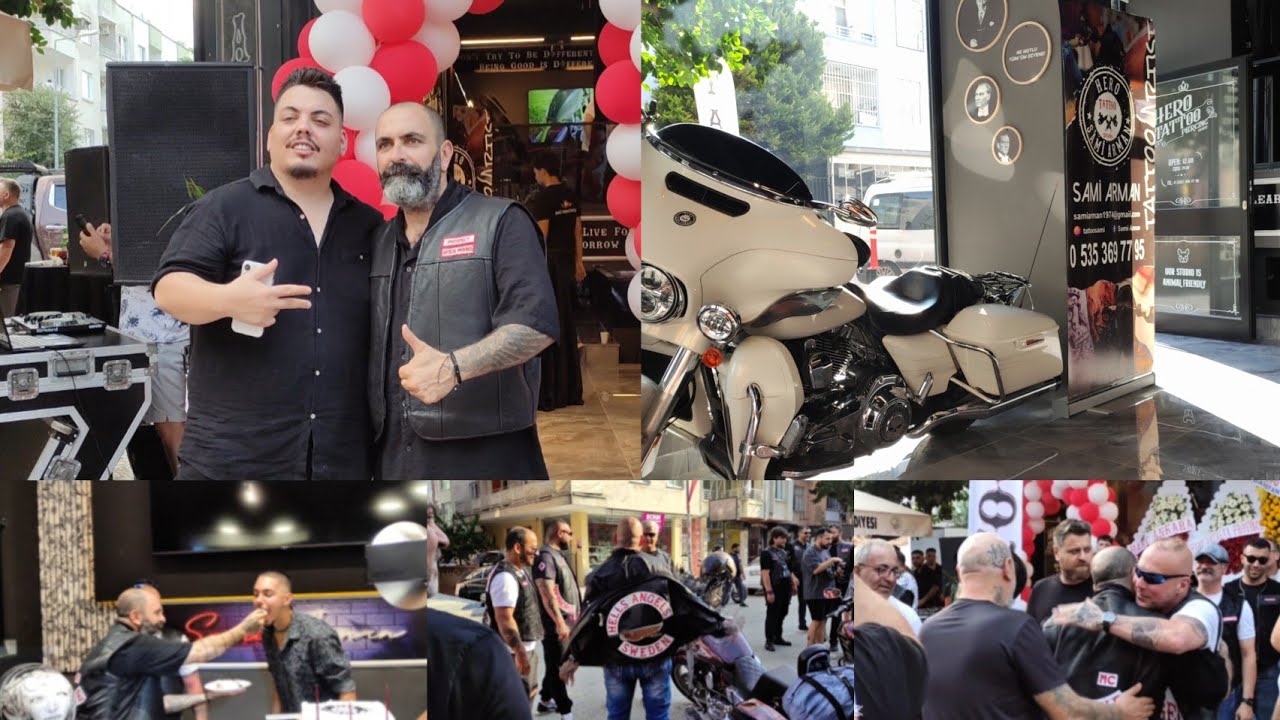 Hero TATTOO 3. şubesini açtı🧿 Barış Bra ve ünlü motorcuların katılımıyla gerçekleşen açılış büyüledi