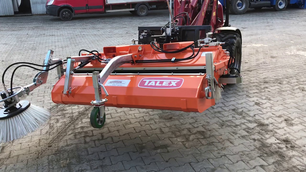 Zamiatarka Talex hydrauliczny zbiornik , szczotka boczna MOROLMA GNIEZNO