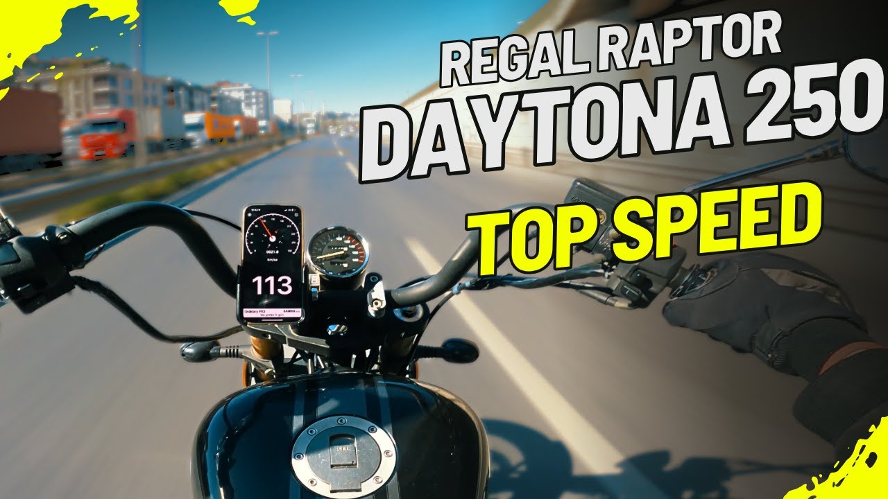 REGAL RAPTOR DAYTONA 250 SÜRÜŞ (Top Speed)