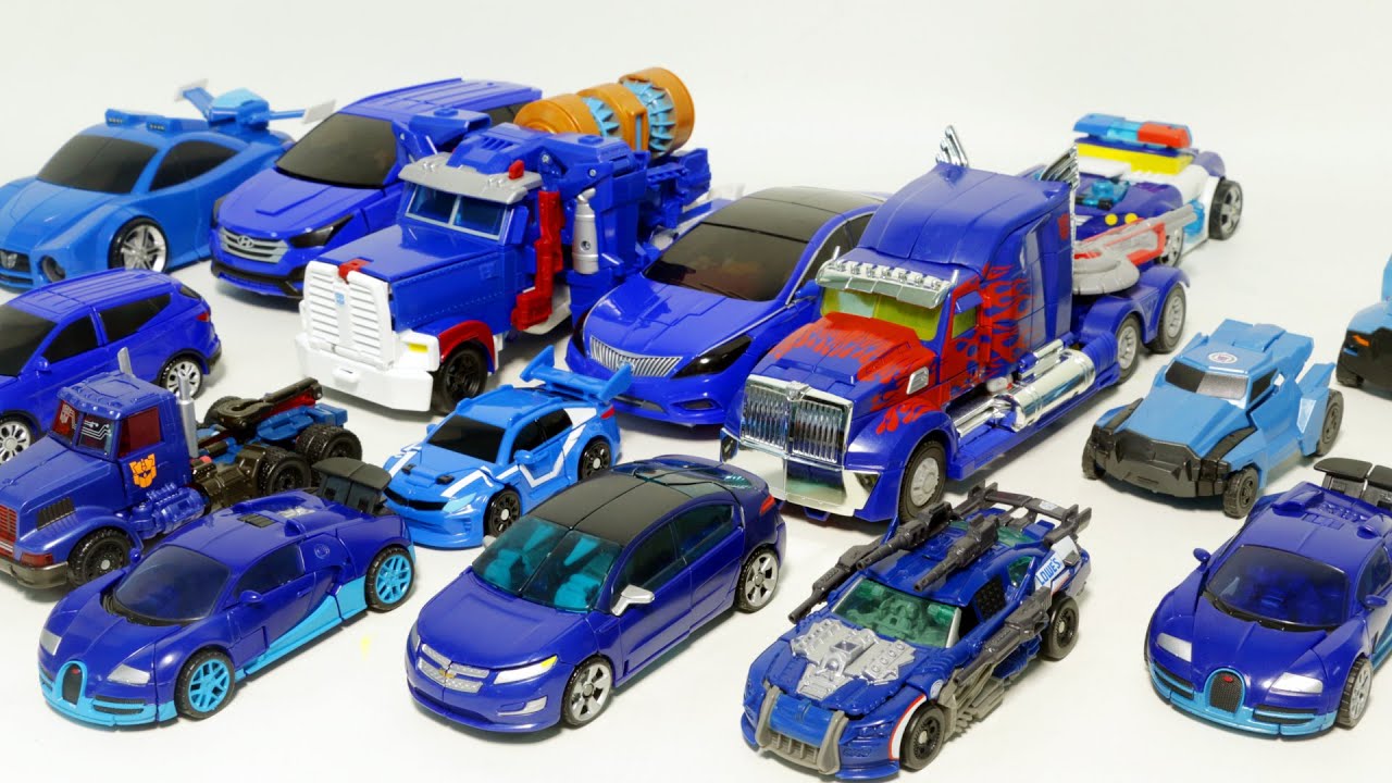 Blue Color Transformers Carbot Tobot Vehicle Transformation Car Toys 파란색 카봇 또봇 트랜스포머 자동차 장난감 변신 동영상