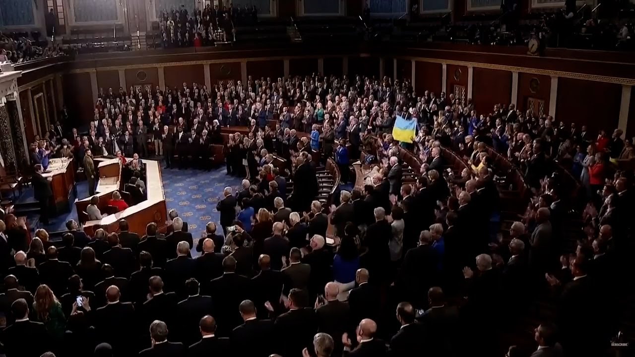 Zelenski es recibido entre aplausos en el Congreso de Estados Unidos