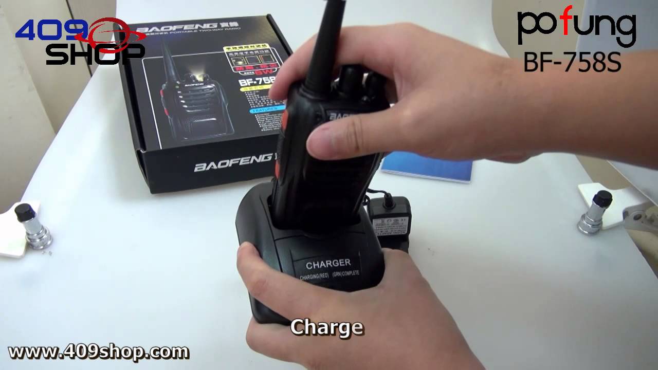 POFUNG(BAOFENG) BF-758-S UHF 400-470Mhz Professional transceiver