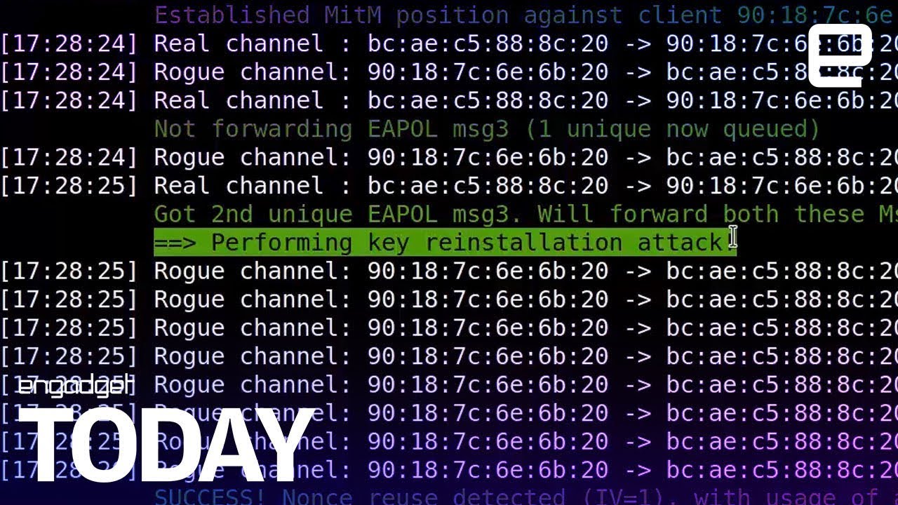 Major WiFi security flaw puts millions of devices at risk | Engadget today