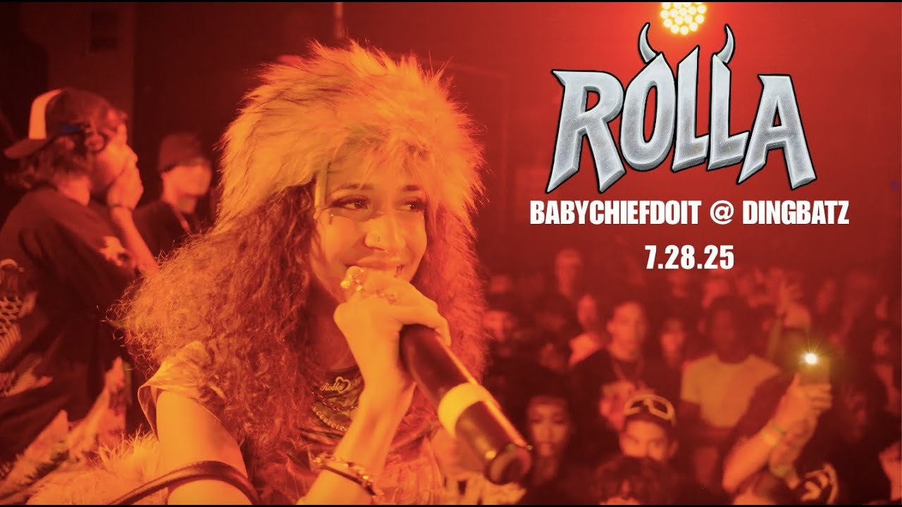 ROLLA @ DINGBATZ 💚 BABYCHIEFDOIT SOLD OUT SHOW🔥SHOT BY @DEADFISHVFX