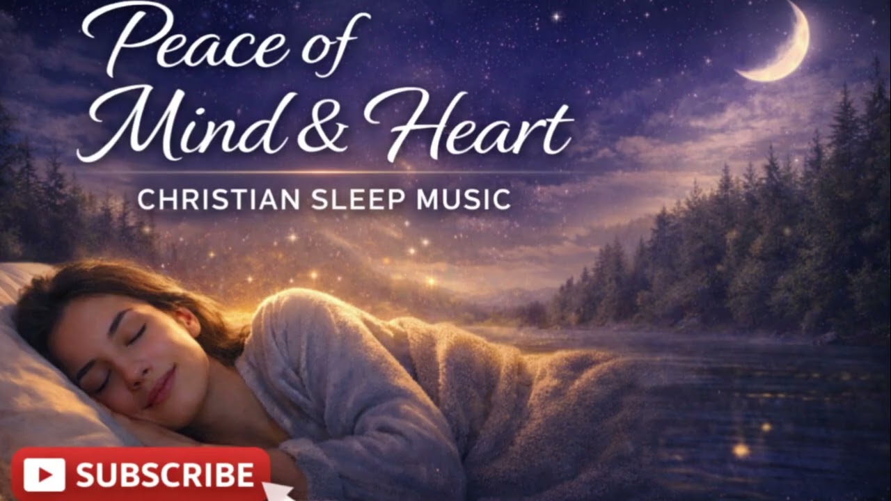 Peace of Mind & Heart 🌙 Christian Sleep Worship Music for Deep Rest, Night Prayer, Anxiety Relief