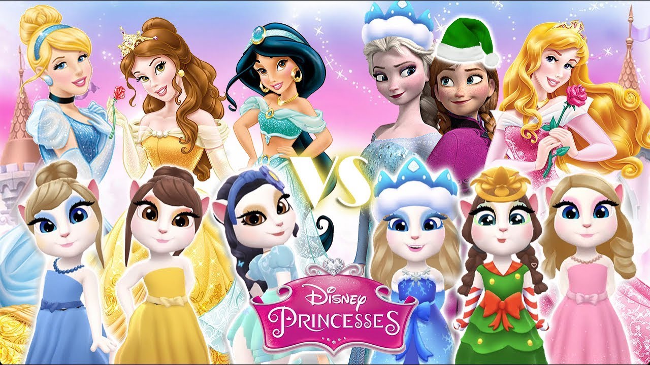 Disney🧚‍♀️ princesses ❣ image 👰 by My talking angela 2, Angela's diary , lets go