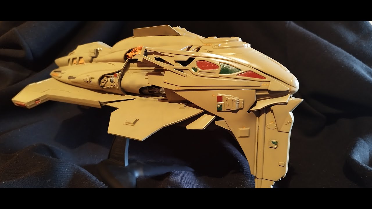 Revell STAR TREK KAZON FIGHTER 1/458 full build part 1