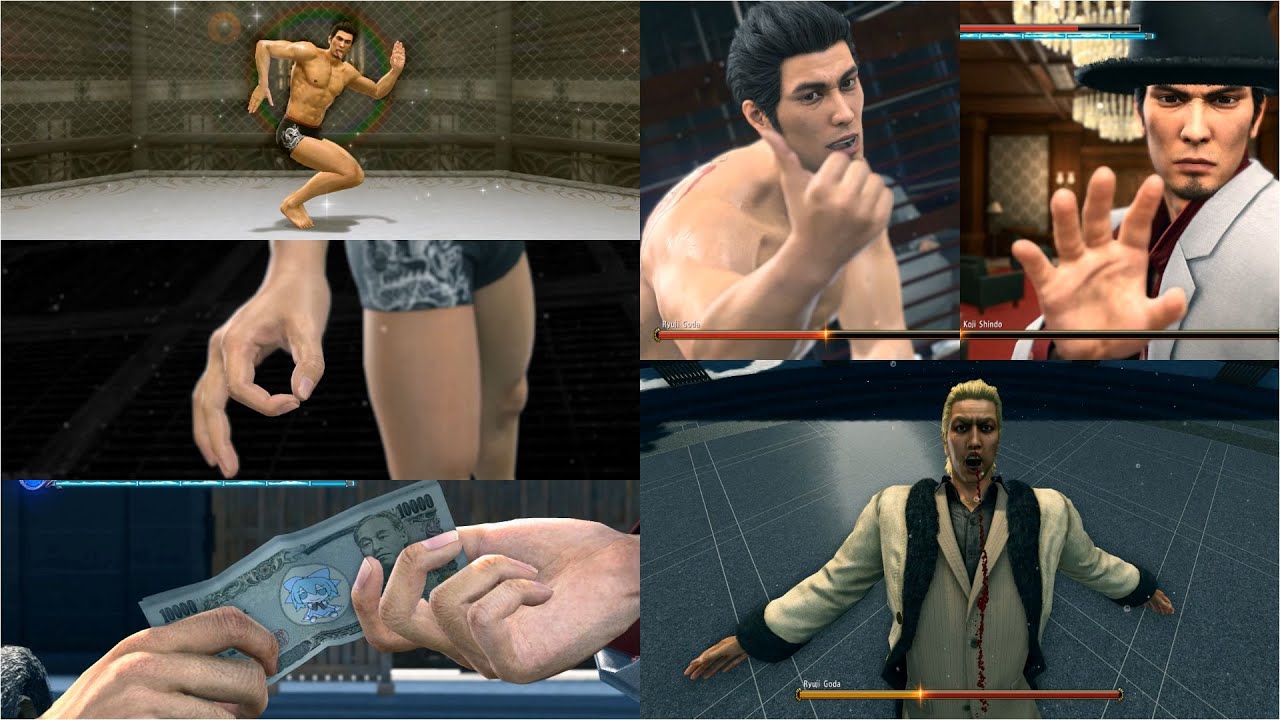 Yakuza: Kiwami 2: The Silly Mod All Story QTE and Dynamic Intros