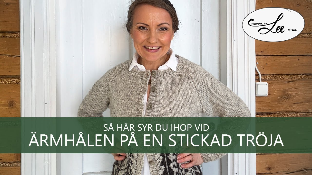 Sy &auml;rmh&aring;lan p&aring; stickad tr&ouml;ja - enkelt och h&aring;llbart