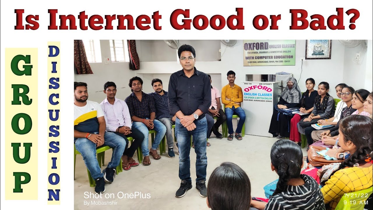 Is Internet Good or Bad? | GROUP DISCUSSION | GD | DEBATE | SPOKEN ENGLISH