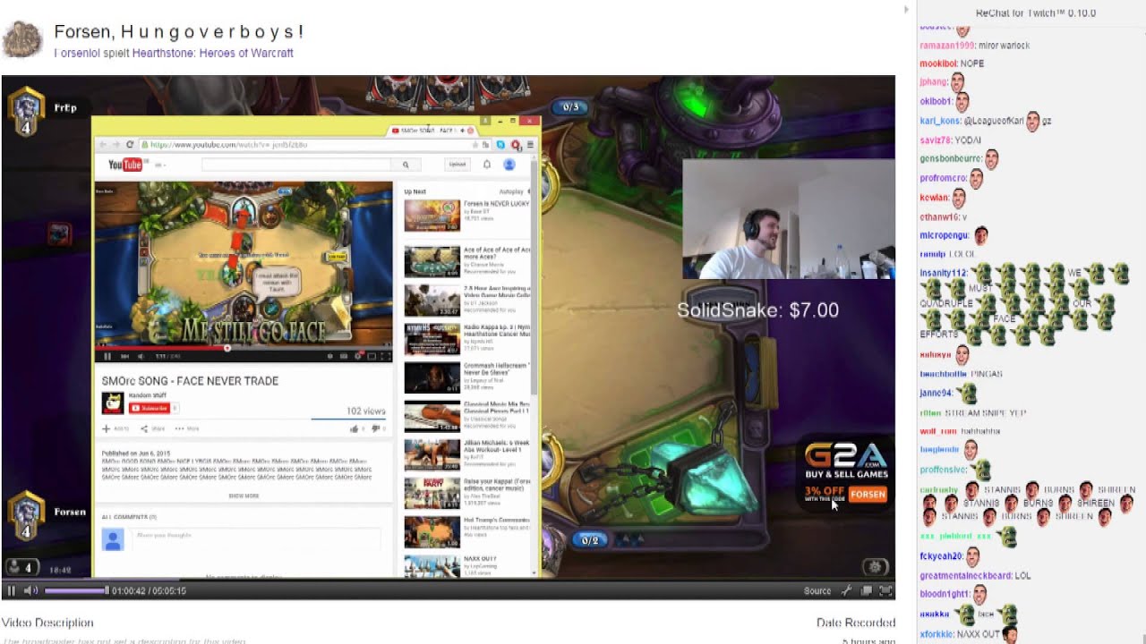 Forsen reacts to the SMOrc Song