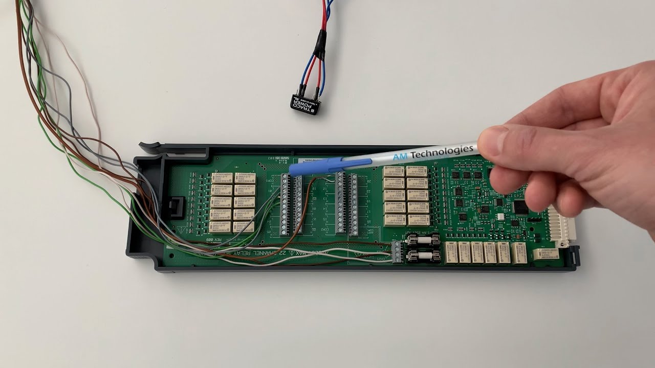 DAQ970A - charakterystyka przetwornicy DC-DC | AM Technologies