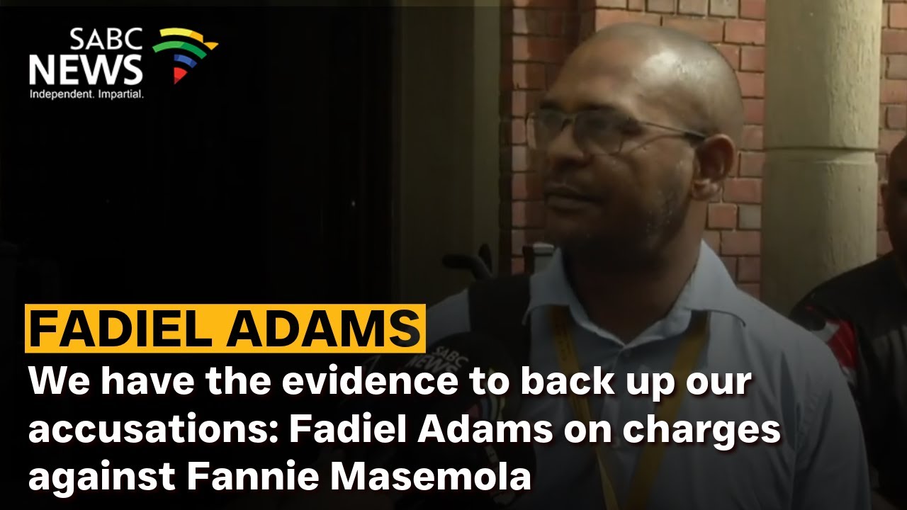 У нас есть доказательства, подтверждающие наши обвинения: Фадиэль Адамс об обвинениях против Fann...