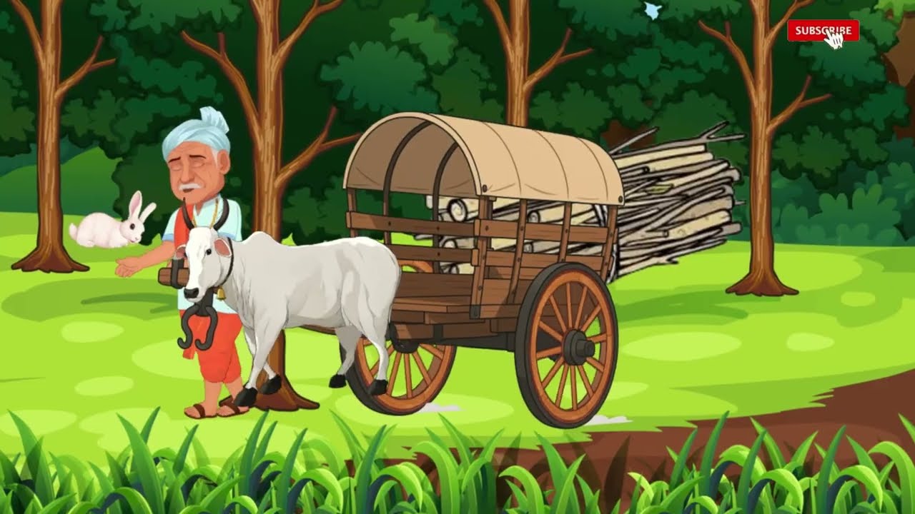 लालची बैल | Lalchi Bail Cartoon Animation | Hindi Moral Story