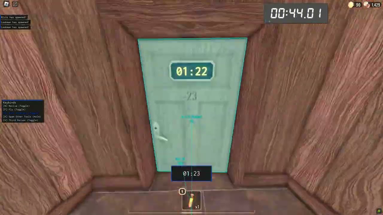 Roblox Doors; backdoor speedrun 1;23 *No Cheats Promise*