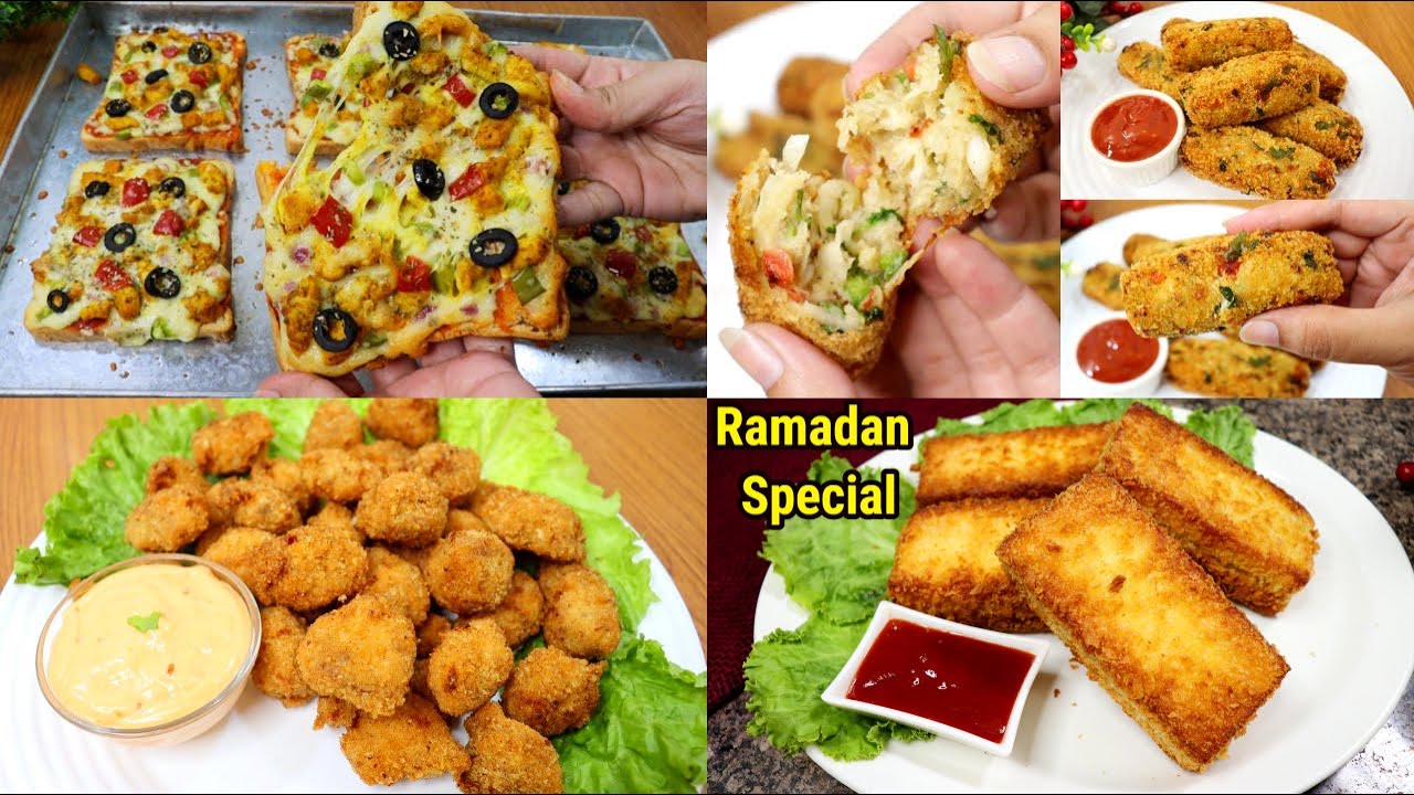 4 Easy & Tastiest Iftar Snack Recipes ❗ Ramadan Special Tasty Snack Recipe By Tasty Food With Maria