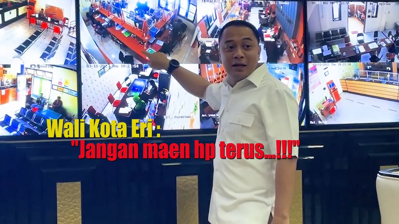 Wali Kota Eri Kesal Lihat Staf Kantor Pelayanan Publik Sibuk Main Hp
