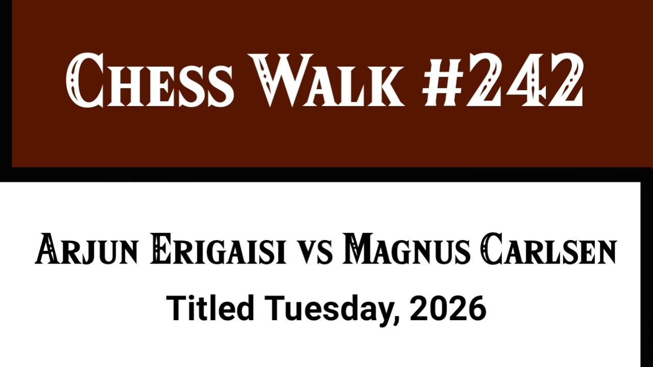 Arjun Erigaisi vs Magnus Carlsen &bull; Titled Tuesday, 2026