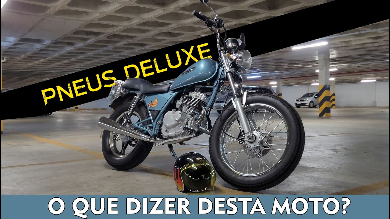 Suzuki Intruder com os pneus deluxe (primeiras impressões).