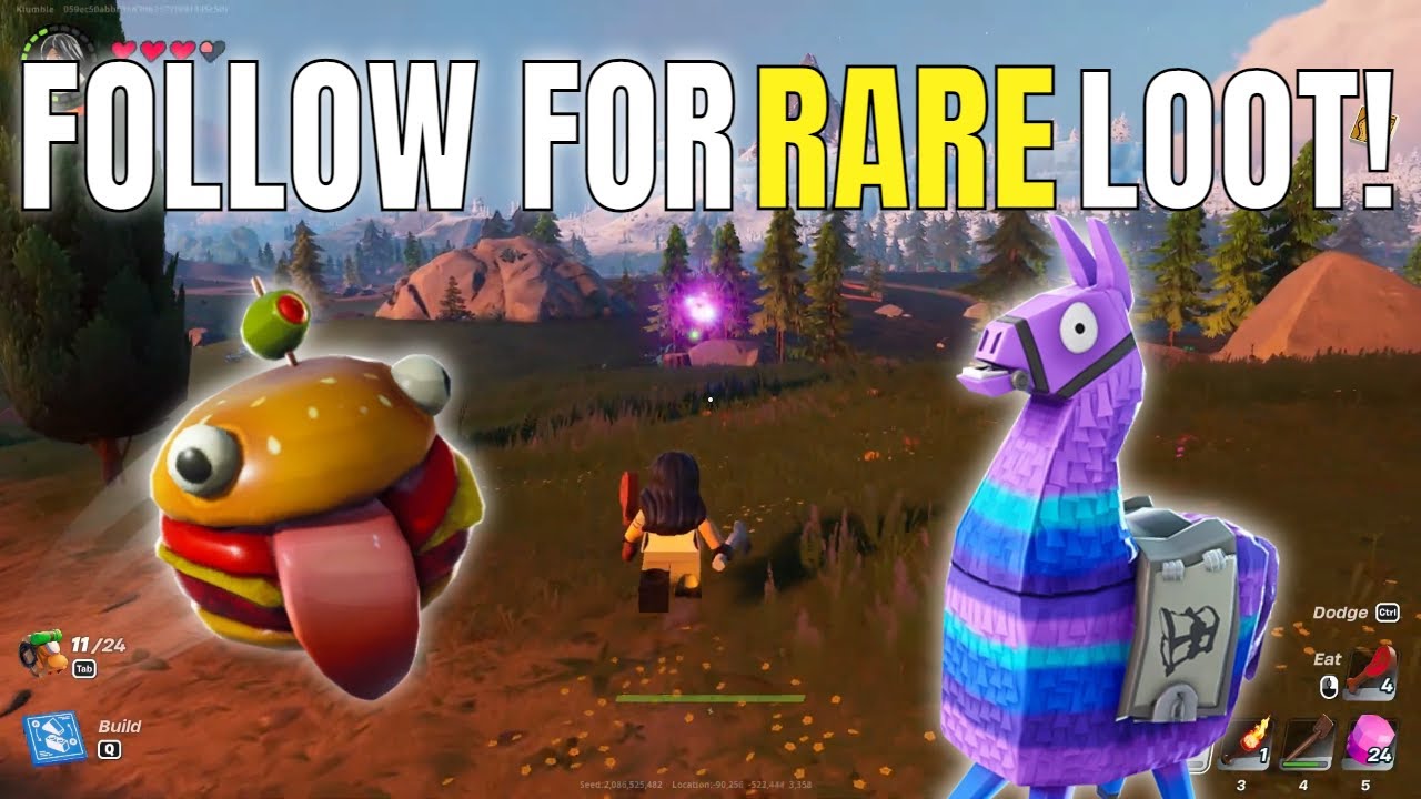 Lego Fortnite - Get RARE and EPIC Loot if You Follow This! Easy Early Game Loot!