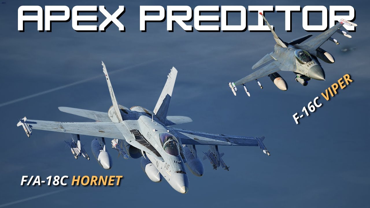 DCS World: F/A-18C Hornet vs F-16C Viper | The Ultimate Dogfight (4K)