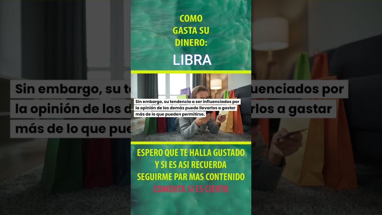 LIBRA Como GASTA SU DINERO🤑Como Gastan Signos Del Zodiaco #Libra #signosdelzodiaco#dinero