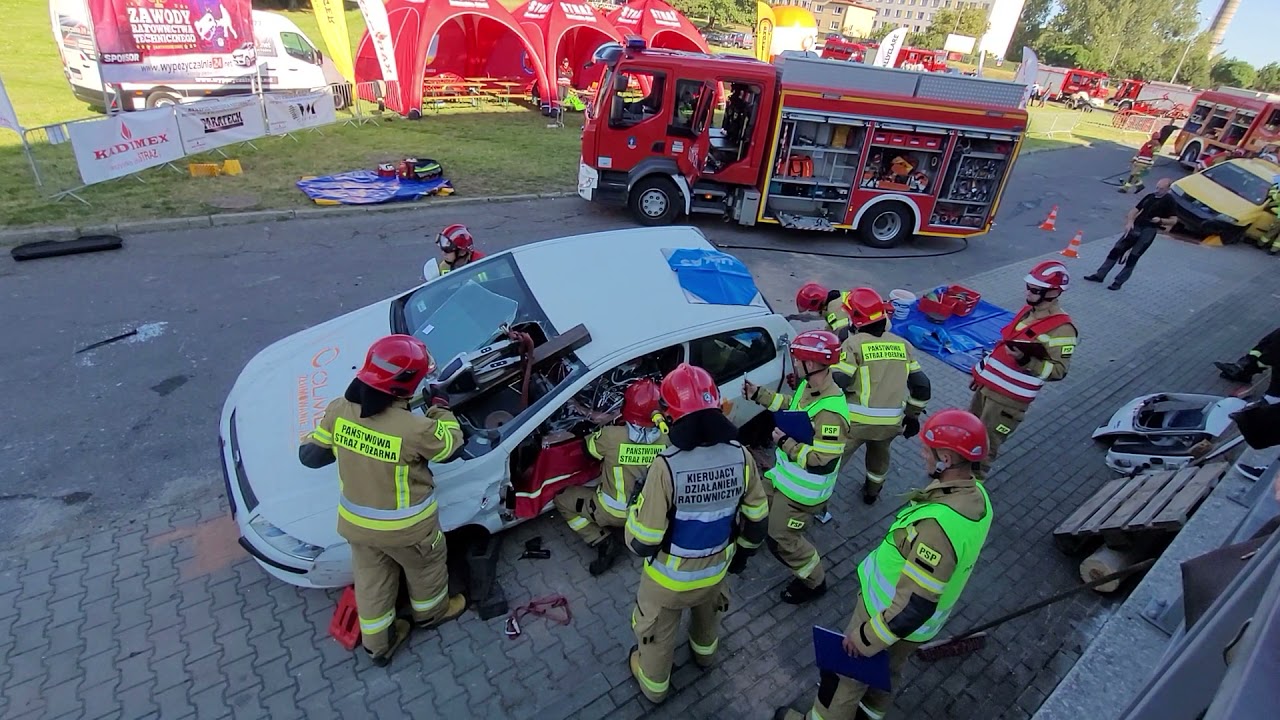 Ratownictwo Techniczne w wykonaniu siemianowickich strażaków