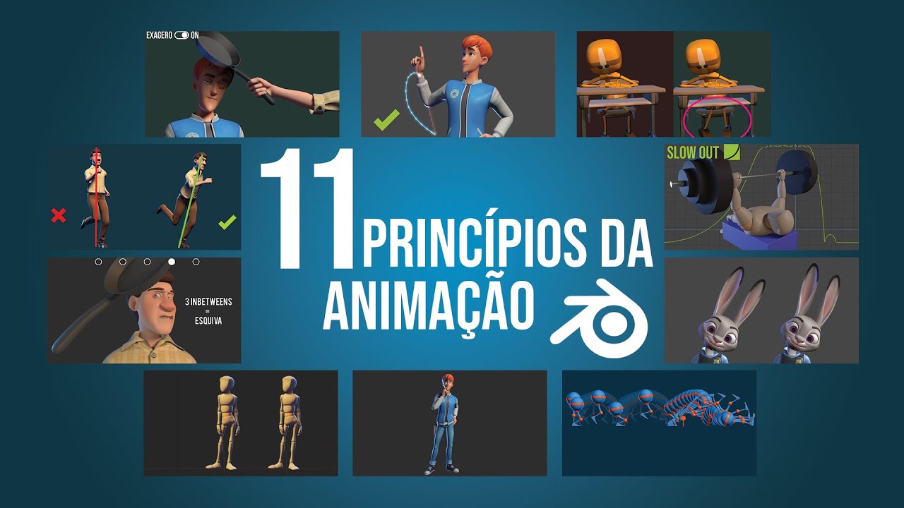 #00 - Timeline e Keyframes | Os 11 Princípios da Animação aplicados no Blender