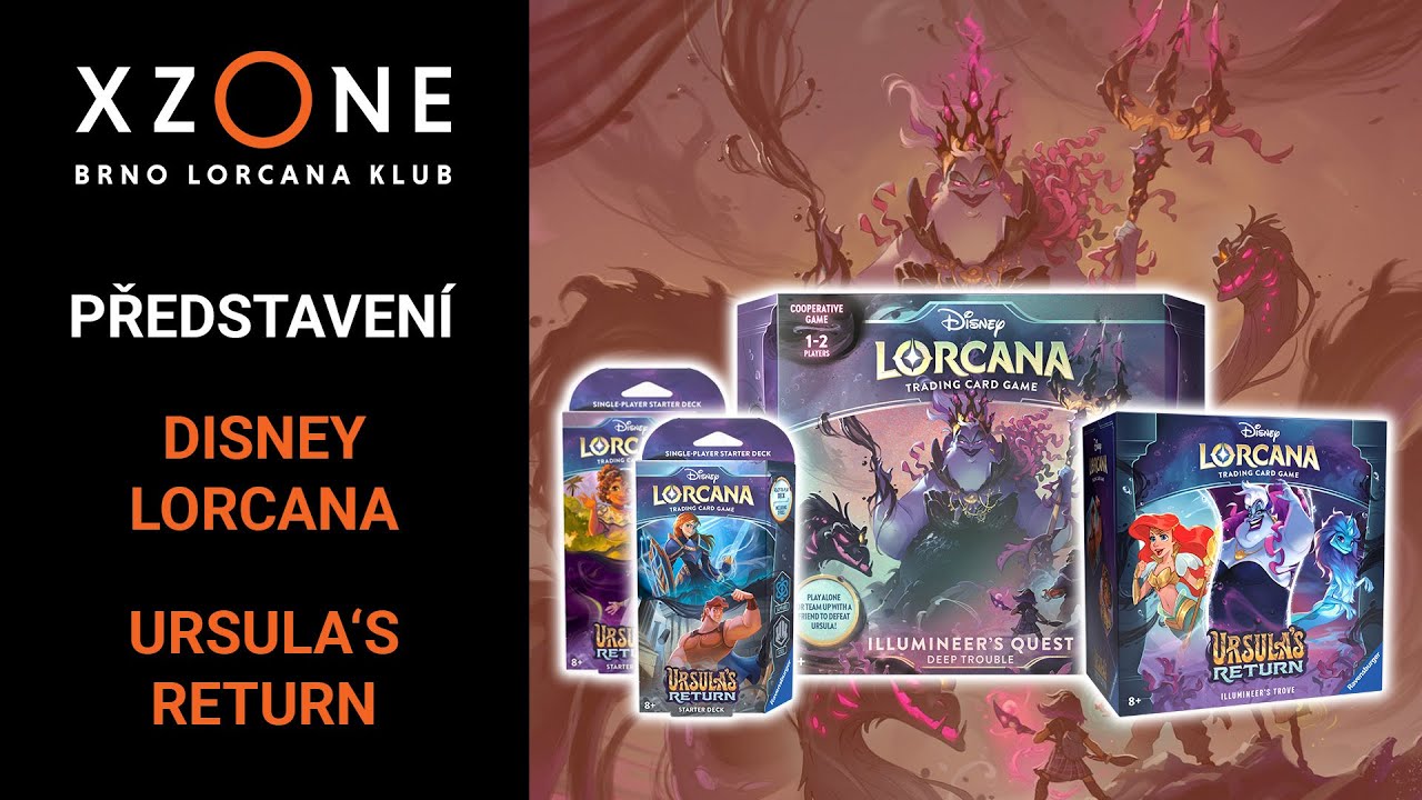 Představení edice Ursula's Return | #01 Disney Lorcana Klub