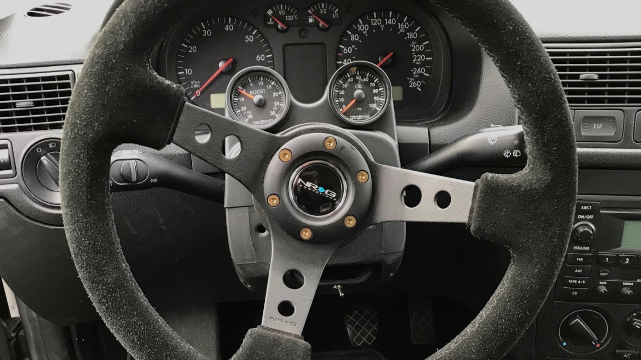 MK4 Golf/Jetta Aftermarket Steering Wheel Install (Time attack Ep 12)