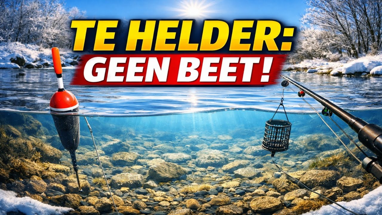 Heldere winterdag? Blijf thuis! Waarom kraakhelder water je vangst verpest.