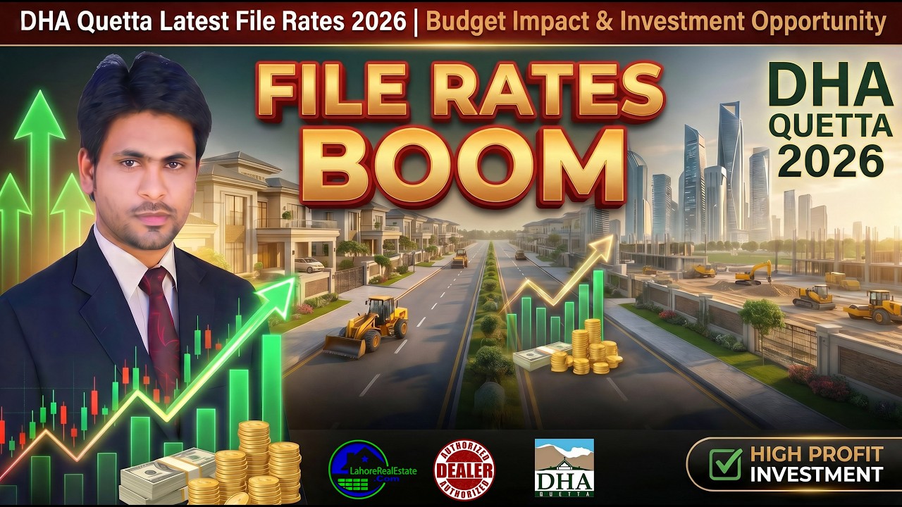 DHA Quetta Latest File Rates & Plot Prices Update 2026 After Budget | Invest In DHA Quetta Now