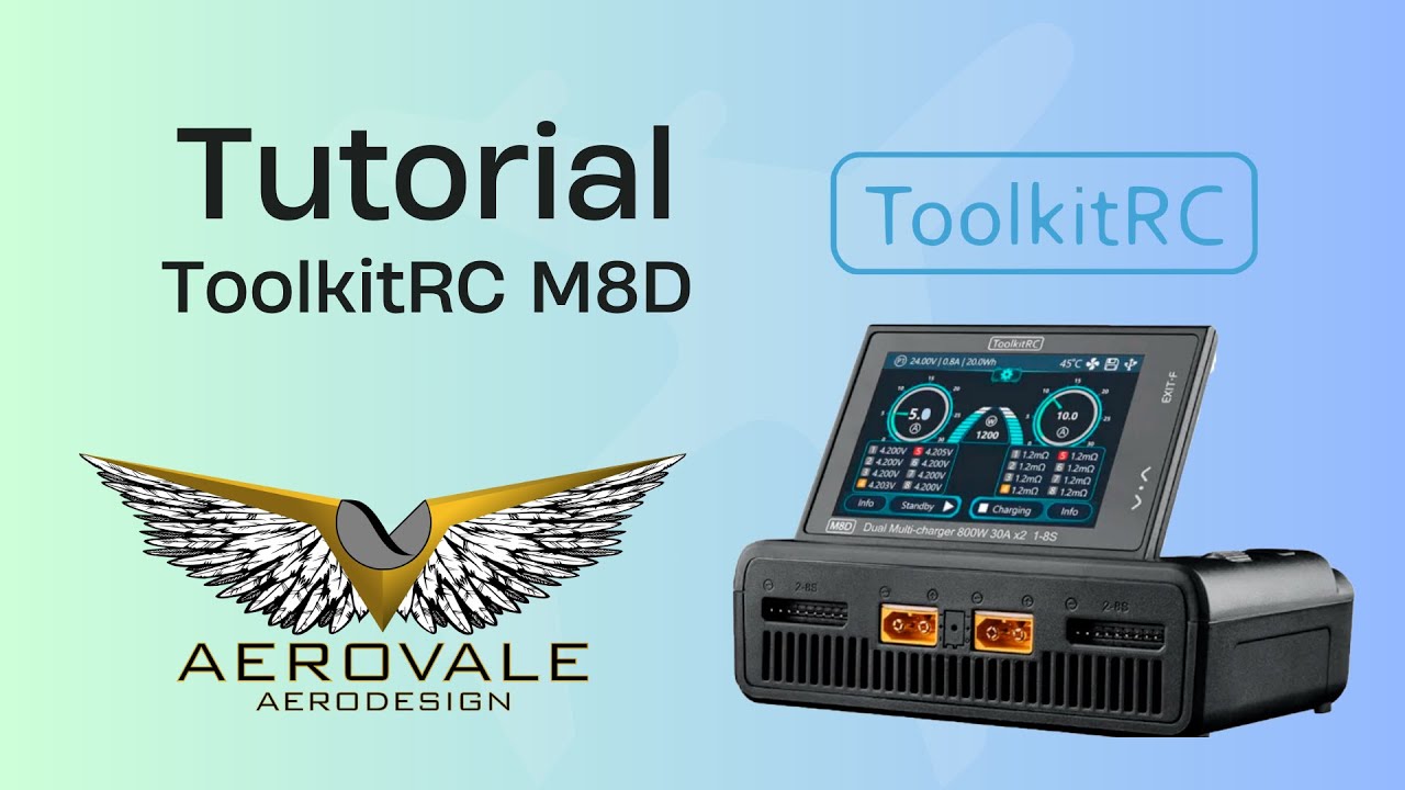 Unboxing e Tutorial Completo ToolkitRC M8D - O Carregador Multifunções Touch Screen