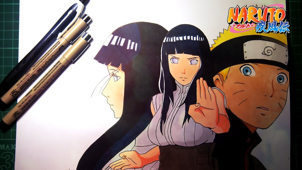 [Naruto Shippuden] Drawing Hinata Hyuga Naruto the last