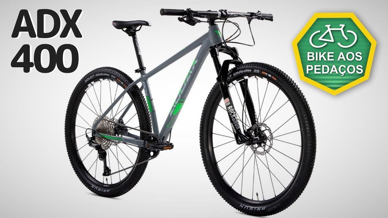 Audax ADX 400 equipada com Shimano Deore M6100 inclusive nos freios